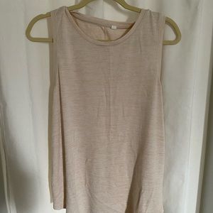 very casual muscle tank